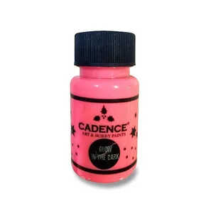 Cadence Prémium Akrilfesték 50 ml, Sötétben Világító, Rózsaszín